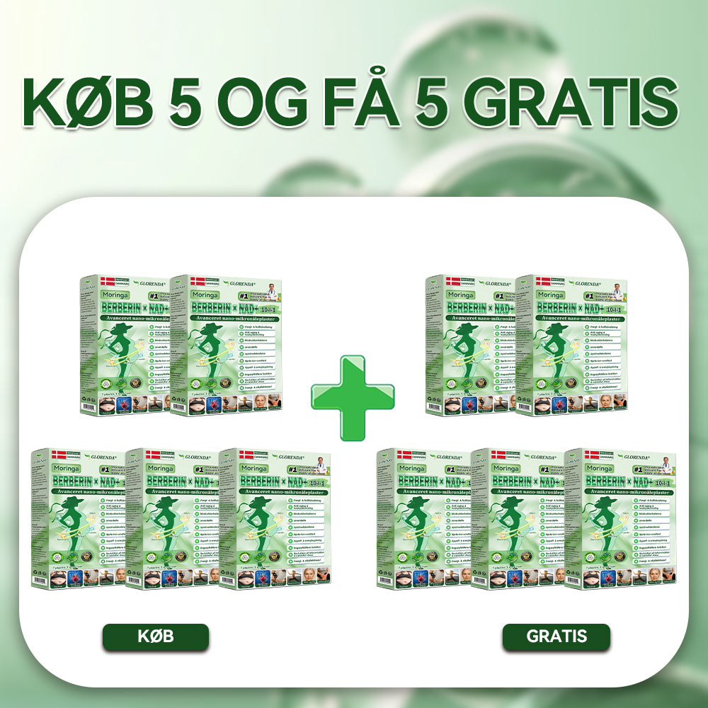 🔥 Kun 10 æsker tilbage! 30% ekstra rabat. GLORENDA® Moringa · Berberin × NAD+ Advanced 10-i-1-komponent: sikker, testet og effektiv til vægt, glukose, fordøjelse og energi.